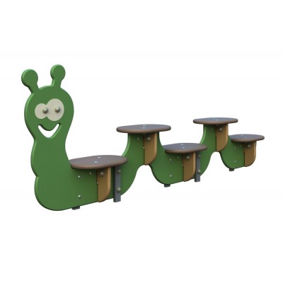 Скамейка детская «Гусеница»