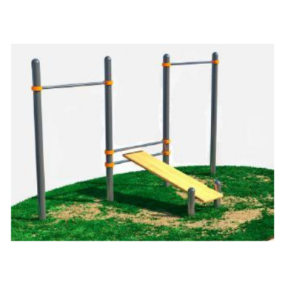 Скамья для пресса
с двумя турниками арт: 16435