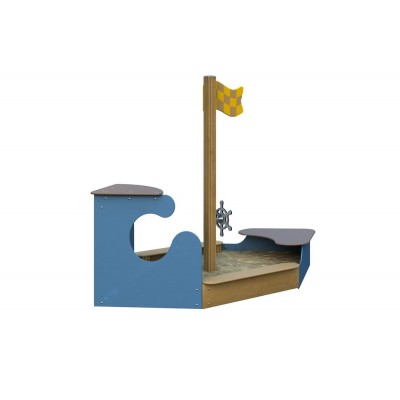 Песочница Кораблик с крышкой арт: 29061