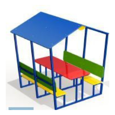 Игровая беседка Дворовая арт: 2318