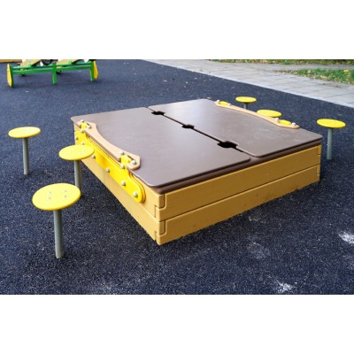 Песочница с крышкой 02 арт: 2928